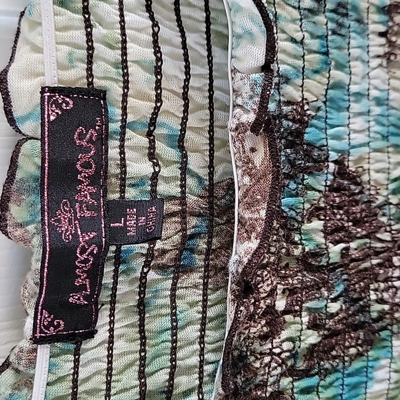 Almost Famous Girls Size Large Ruffled Tank - Picture 3 of 4